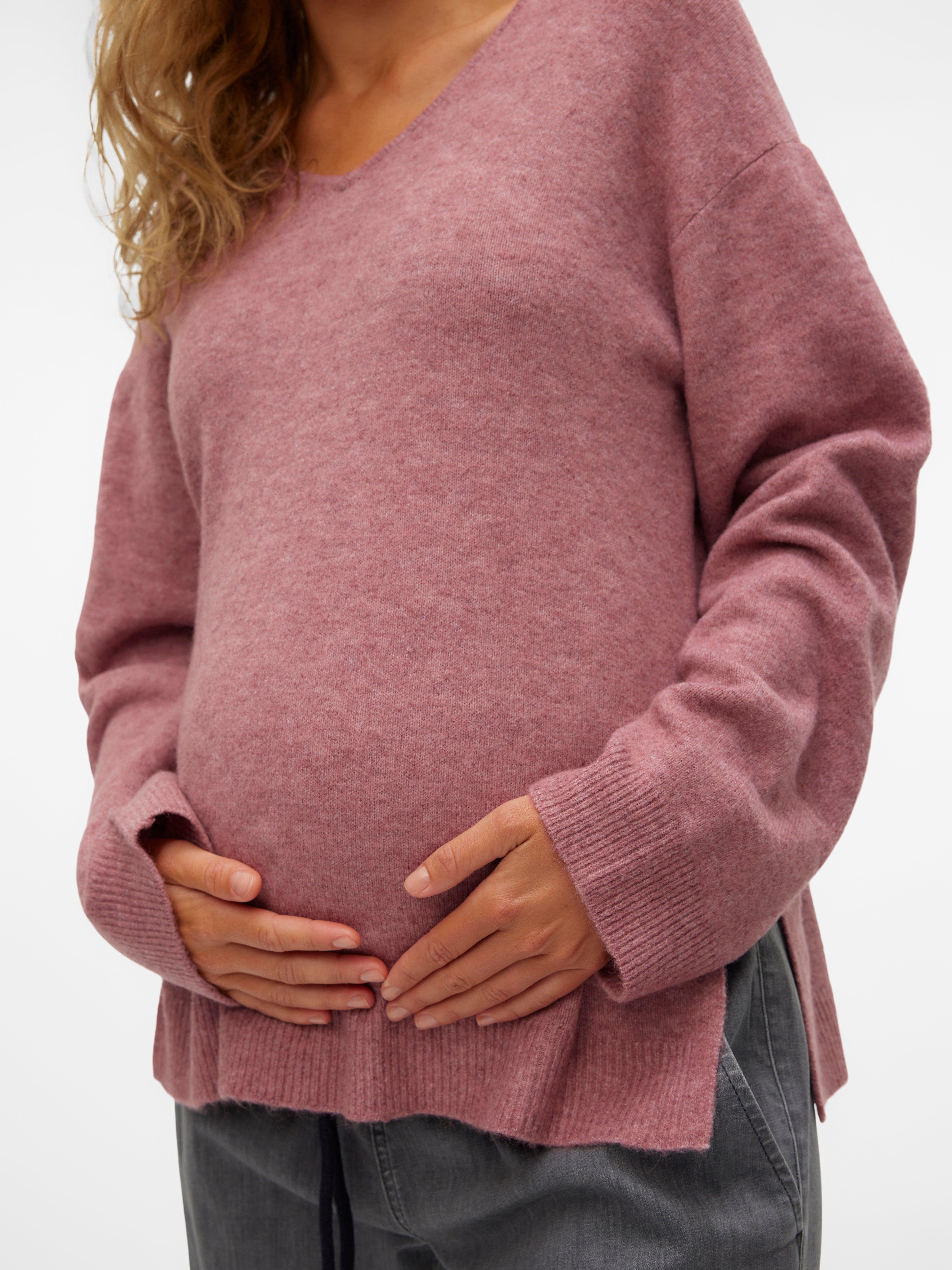 V-Ausschnitt Pullover