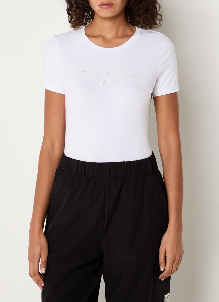 Emporio Armani T-krekls ar izšuvumu no logotipa