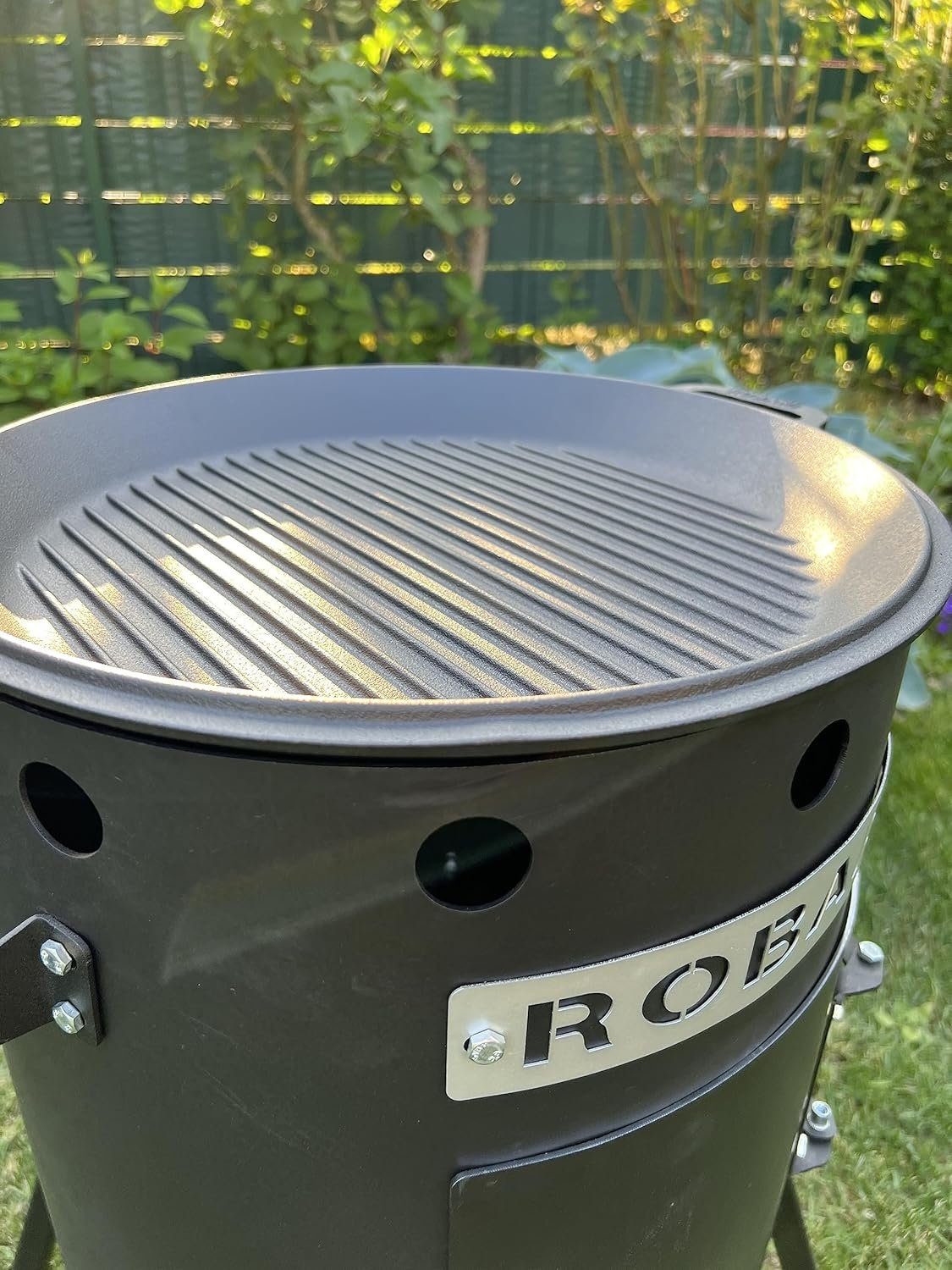 ROBARI Feuerstelle ROBARI Feuerofen + Gusseisen Kasan 12 L mit Pfannendeckel Utschak Set