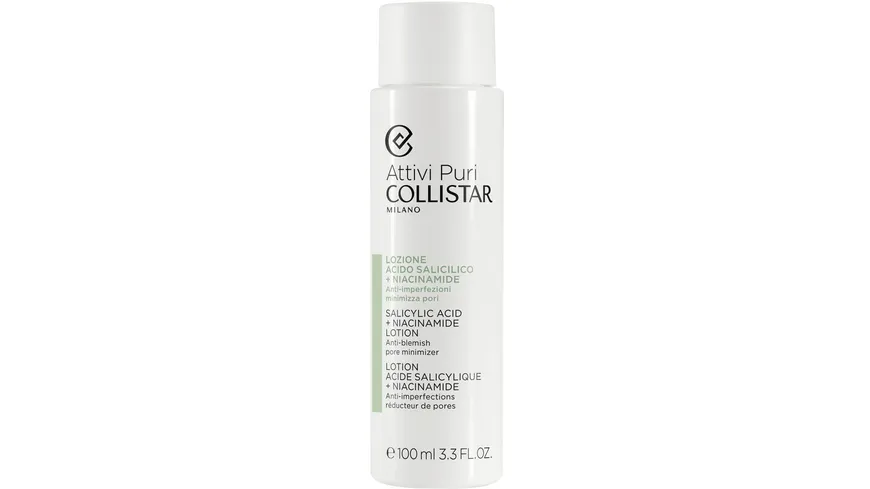 COLLISTAR Attivi Puri Salicylic Acid & Niacinamide Reinigungslotion 100 ml