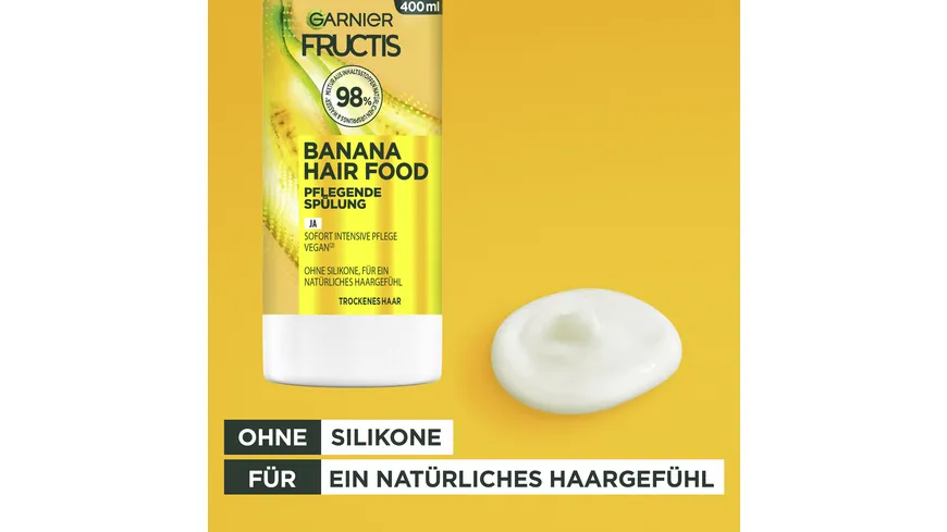 Garnier Fructis Banana Hair Food Spülung 400 ml
