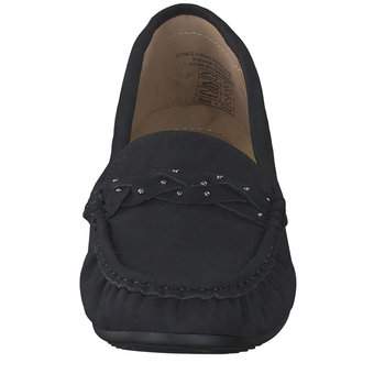 smiling for feet Mokassin in schwarz