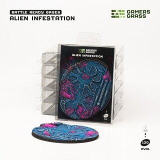 Battle Ready Bases - Alien Infestation Oval 120mm (1)