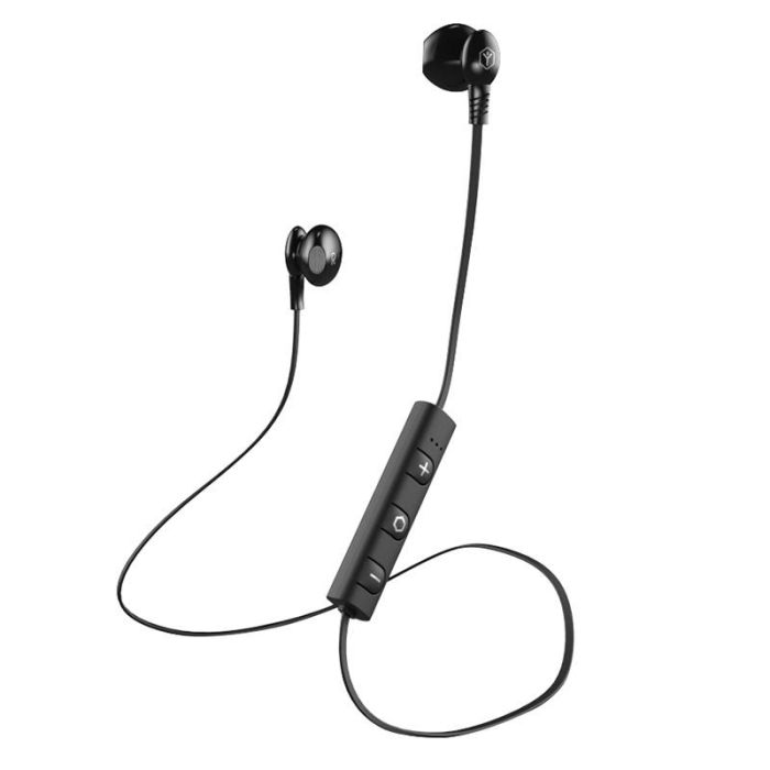 Căști intraauriculare RYGHT PARO, negre, Bluetooth