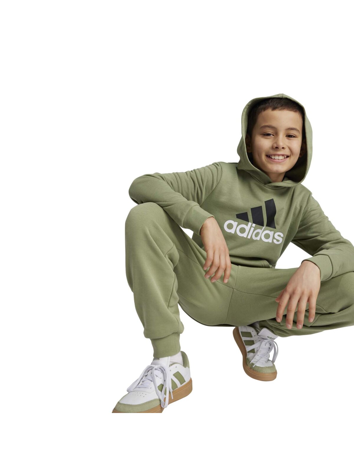 Adidas Essentials Hoodie Kinder grün