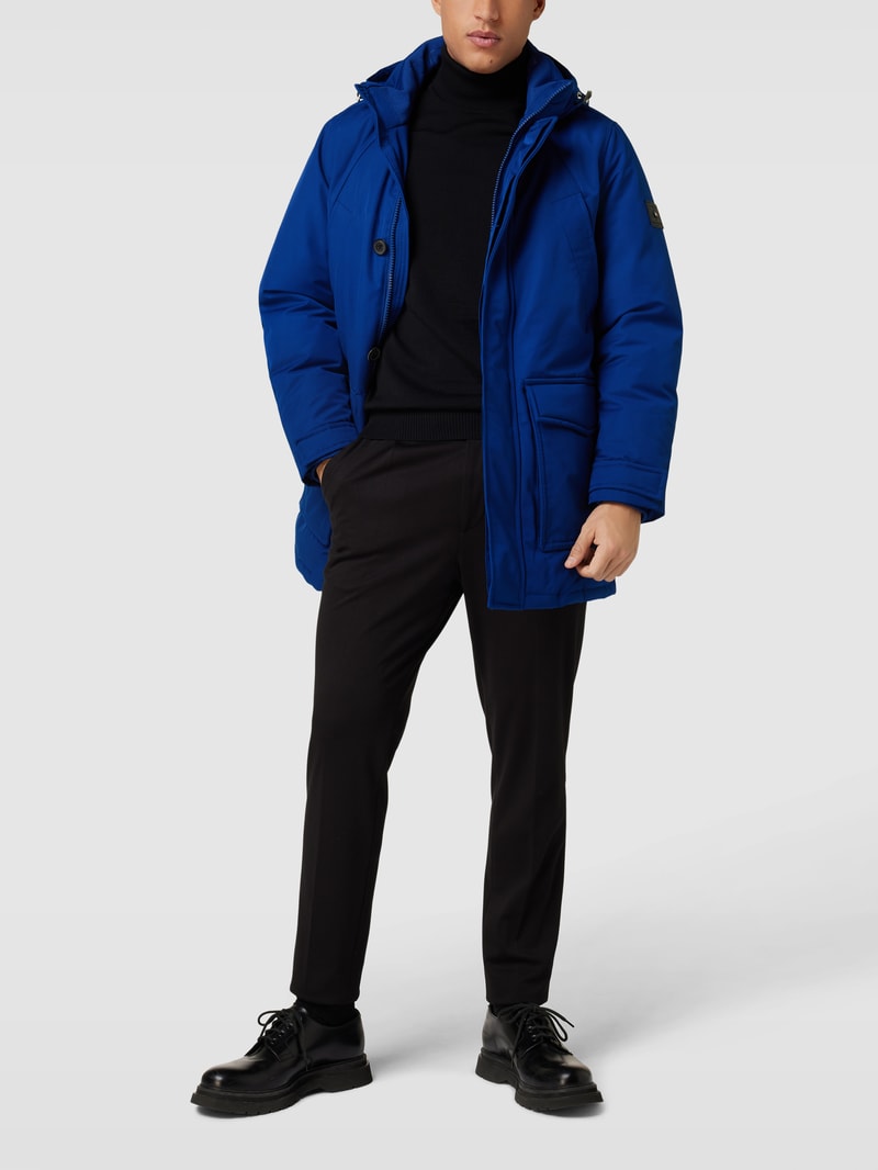 Daunenjacke mit Brusttaschen Modell 'ROCKIE' in royalblau