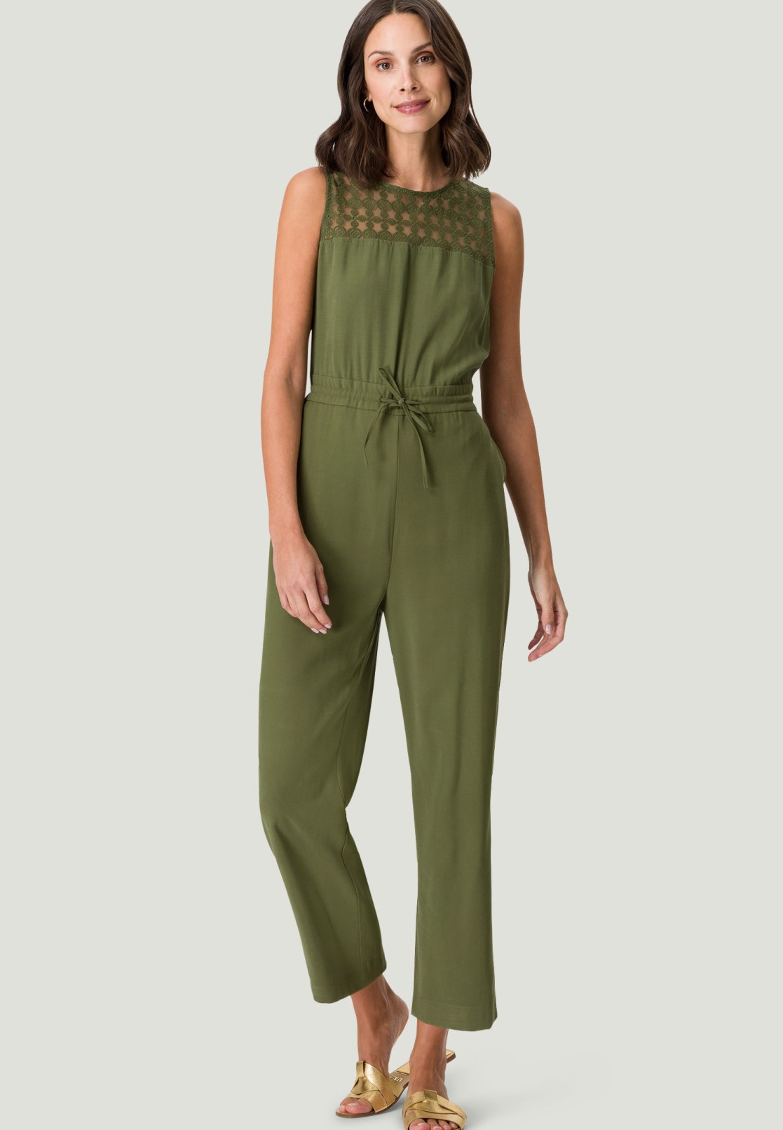 Jumpsuit mit Spitze