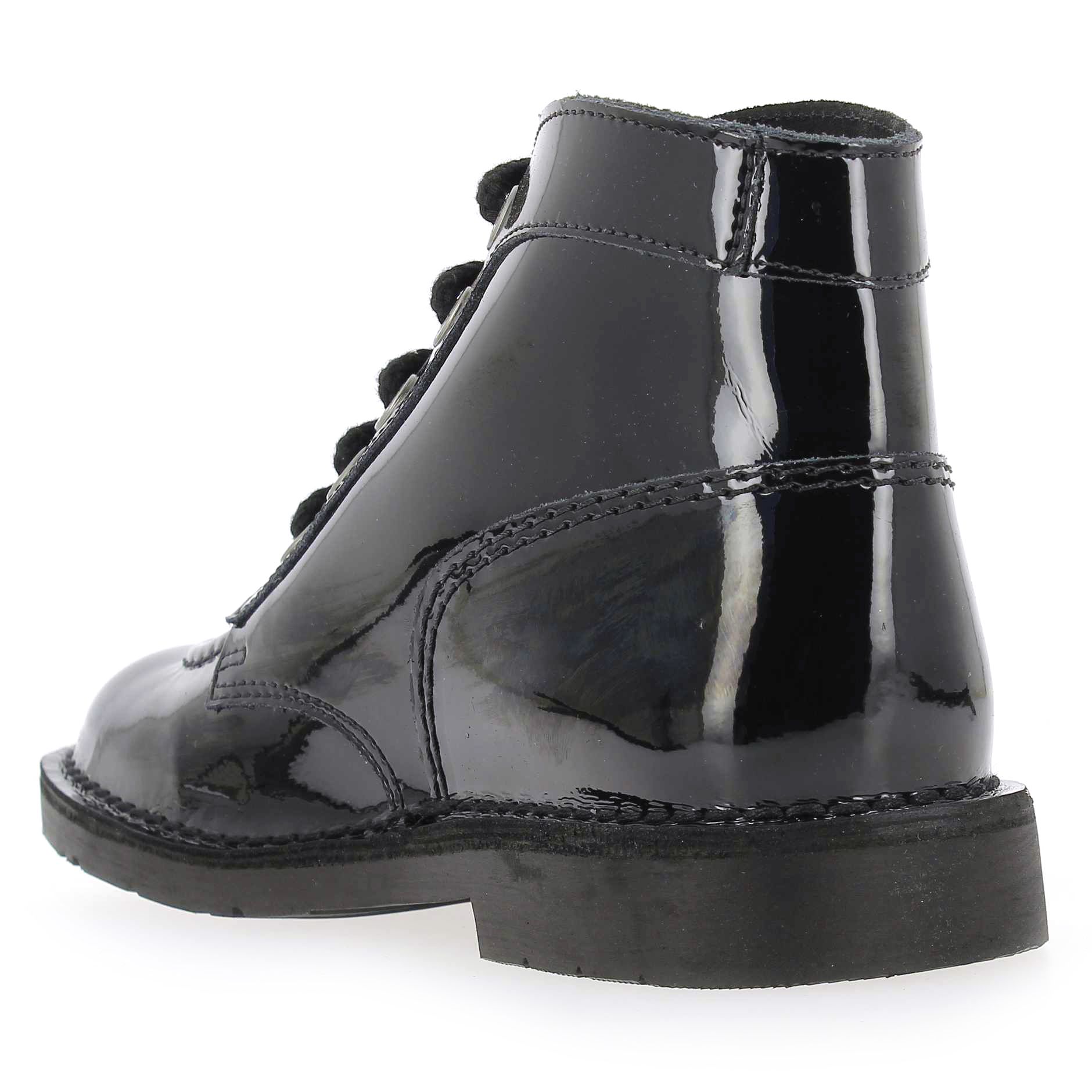 Kickers  KICK COLOR VERNIS - Noir