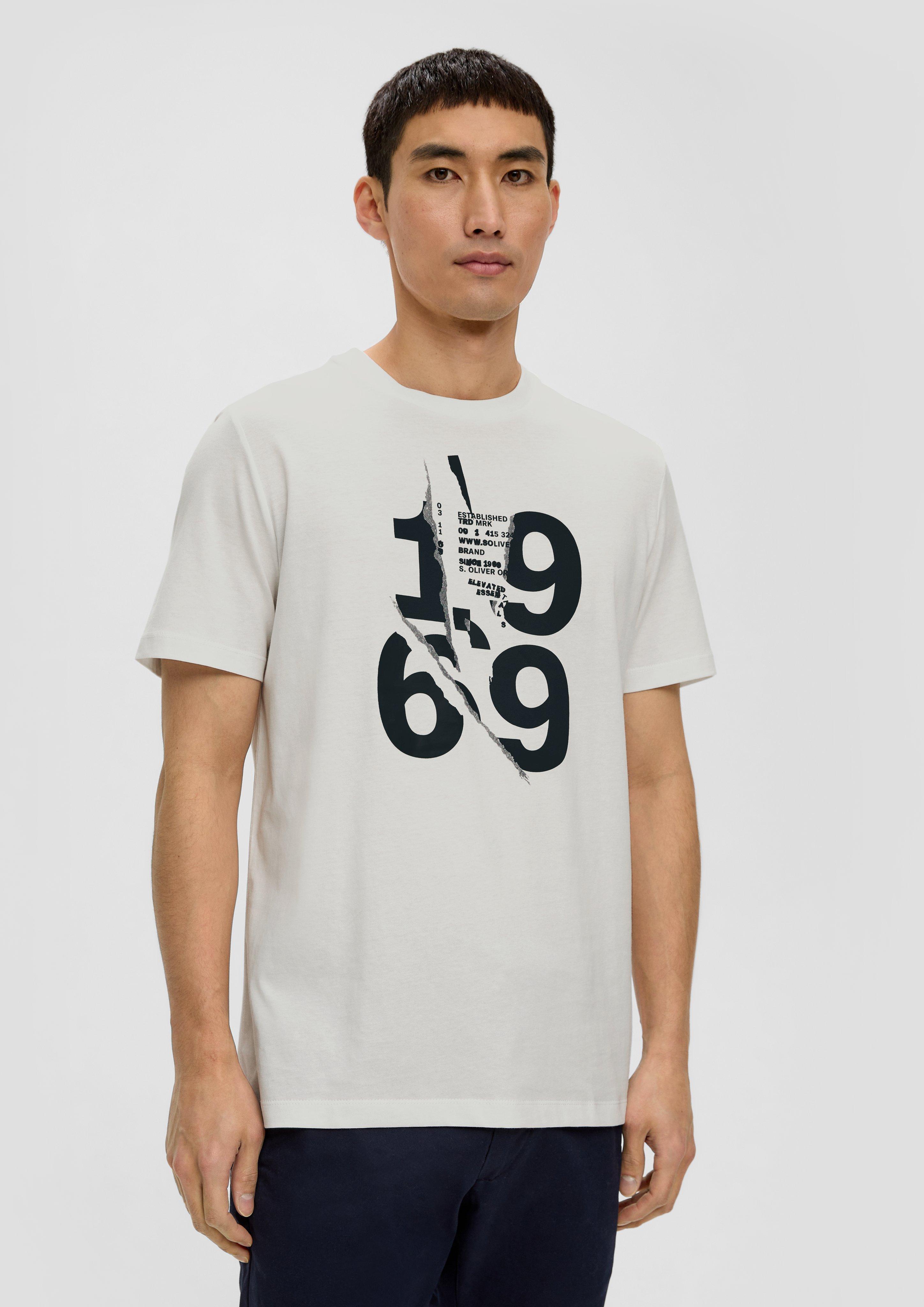 T-Shirt mit Frontprint  2138638-01D2