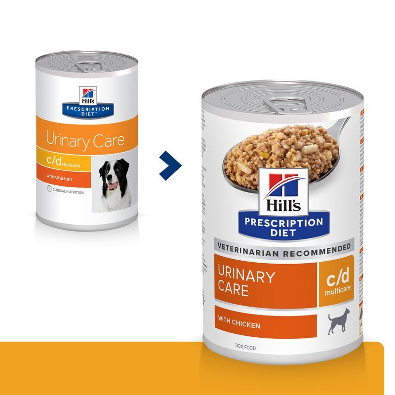 Hill's Hundenassfutter Hill's Prescription Diet c/d Multicare mit Huhn 12x370g