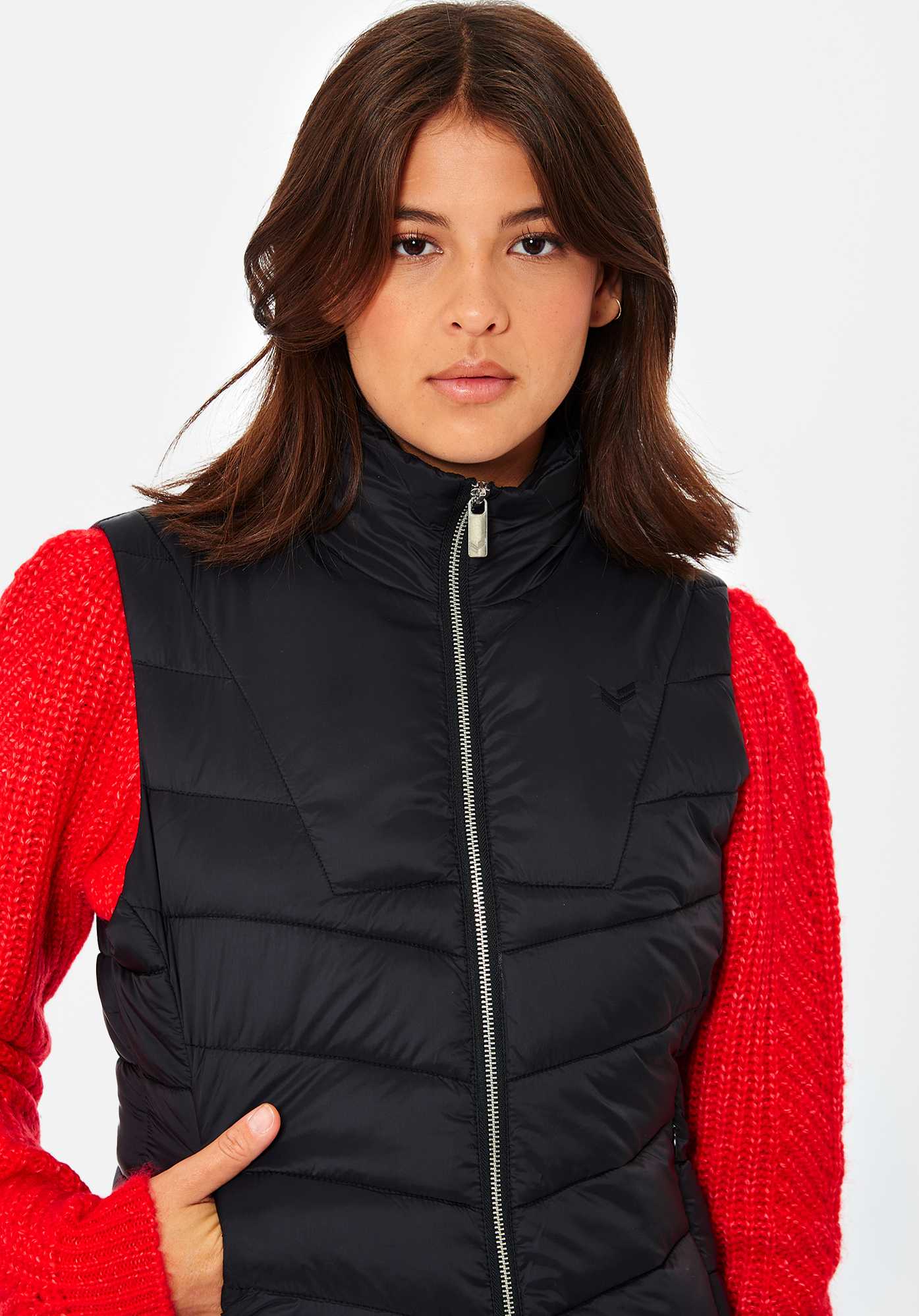 ARMA   Doudoune sans manches noires Femme