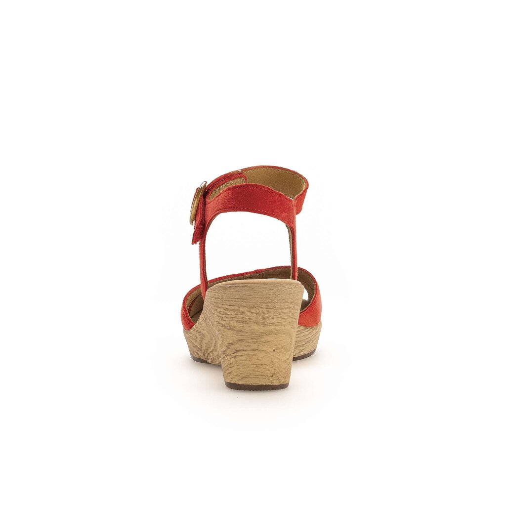 Gabor fashion Keilsandalette rot