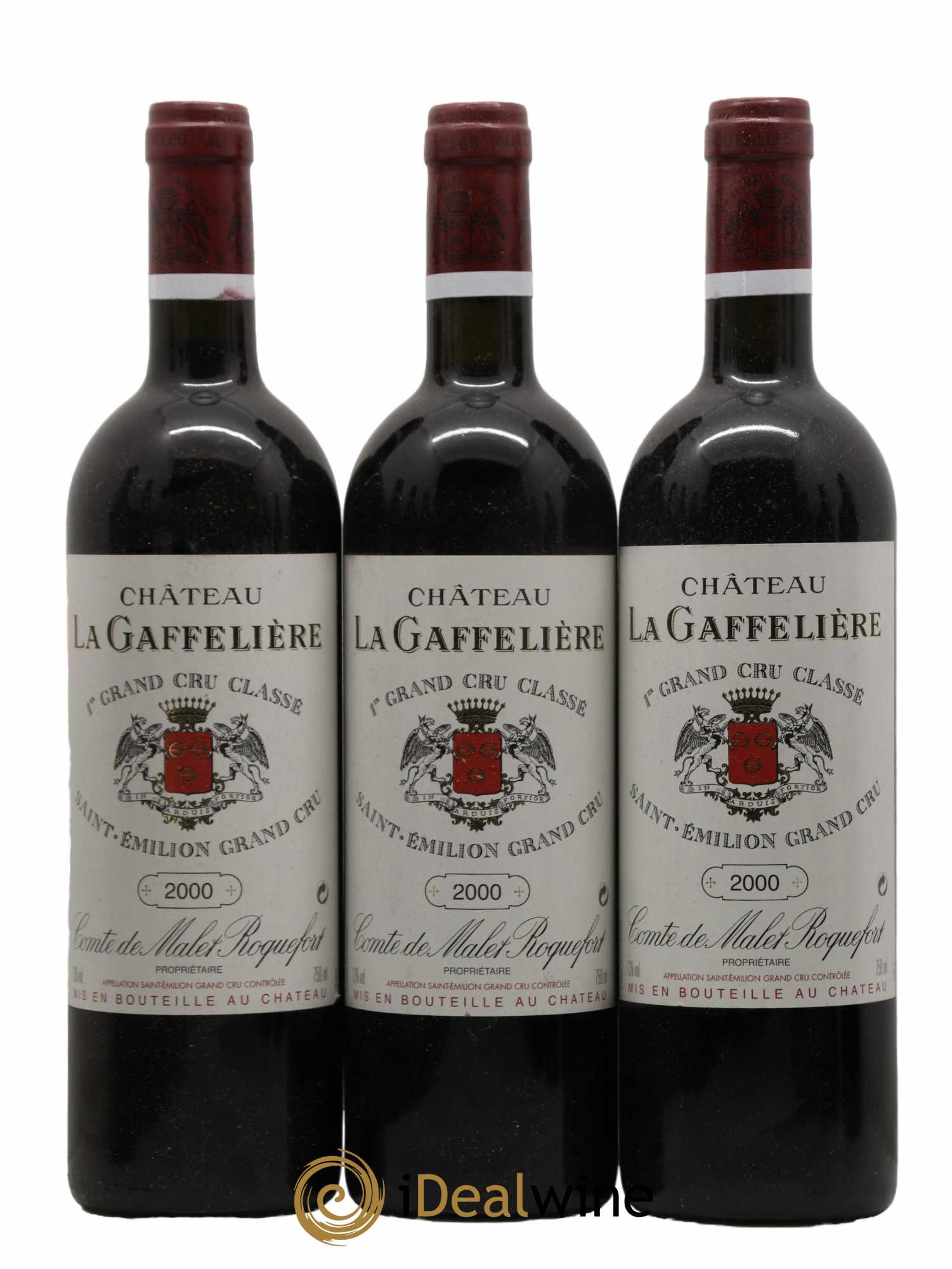 Château la Gaffelière 1er Grand Cru Classé B  2000 - Lot de 12 Bouteilles