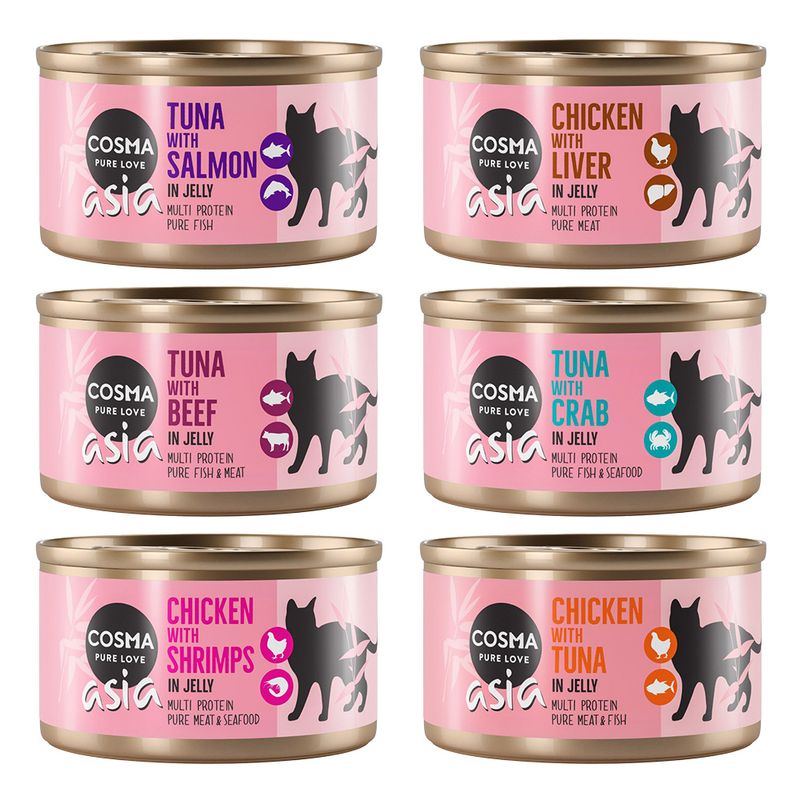Sparpaket Cosma Asia in Jelly 24 x 85 g zu TOP-Preisen