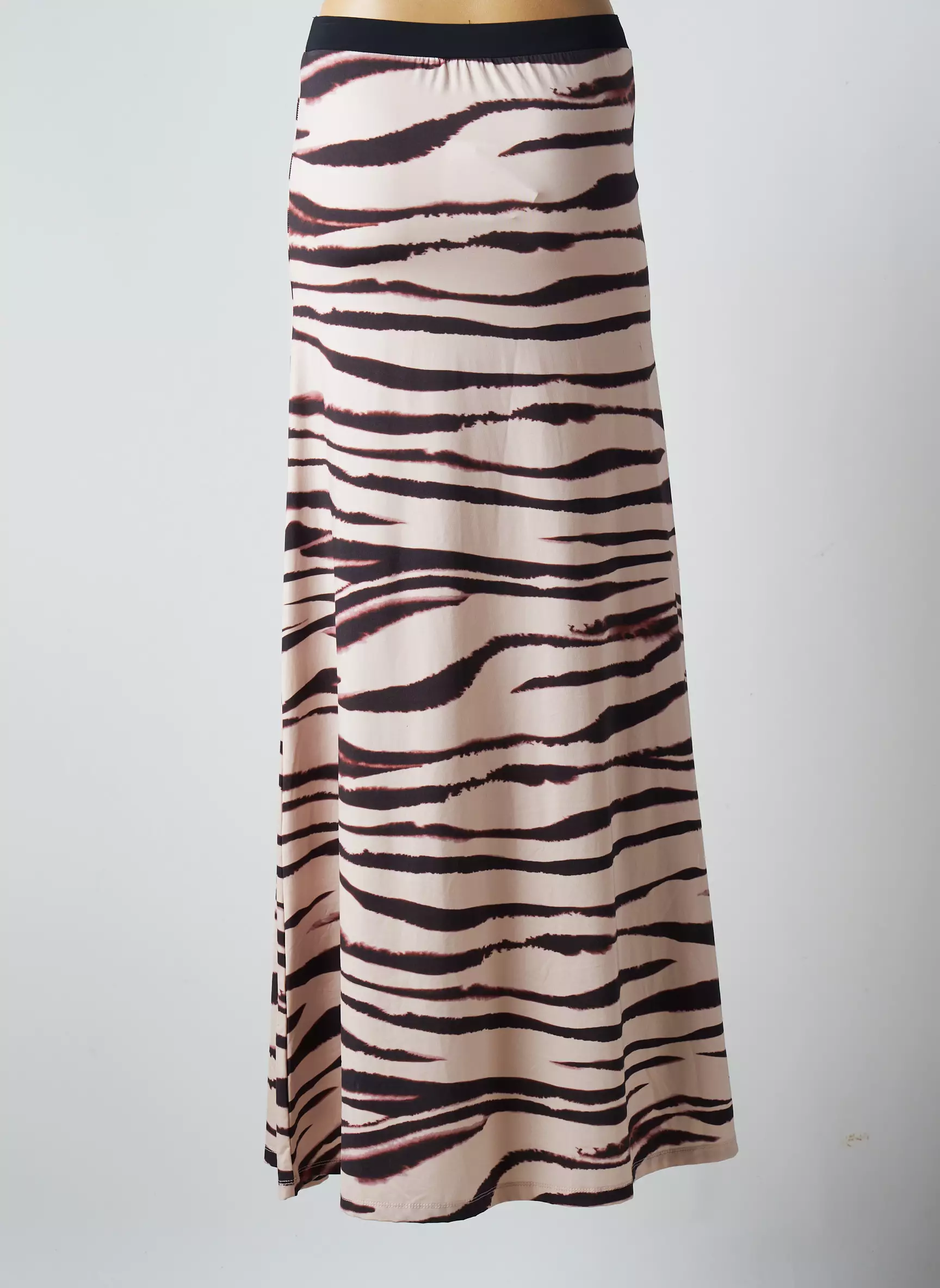 Hbt Jupes Longues Femme couleur beige