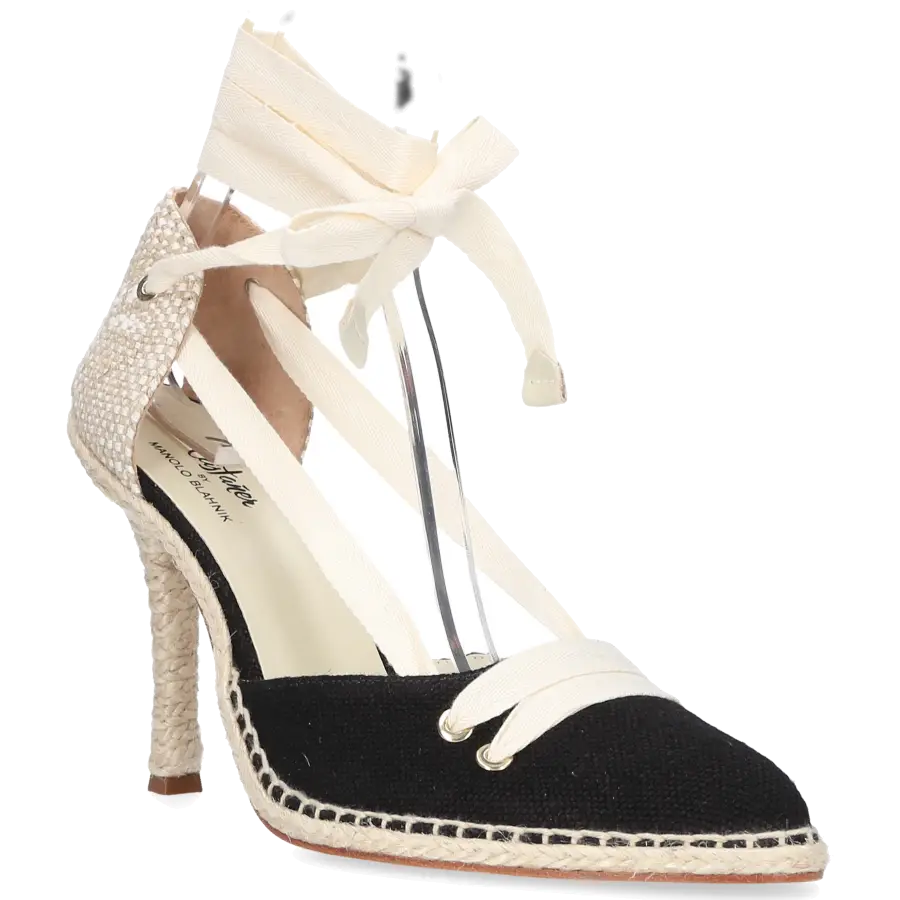 CASTAÑER BY MANOLO BLAHNIK - Pumps MANOLO HIGH Baumwolle - schwarz