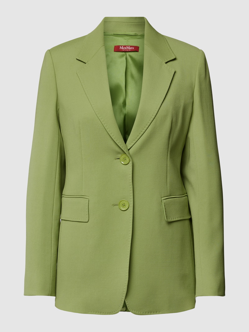 Blazer mit Reverskragen Modell 'ROSETTA' in hellgrün