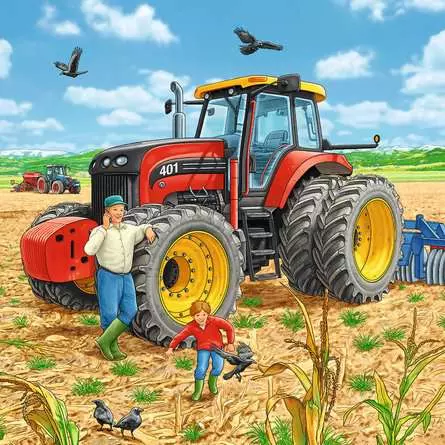 Kinderpuzzle ab 5 Jahren - Große Maschinen - 49 Teile