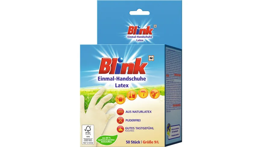 Blink Latexhandschuhe Gr. L