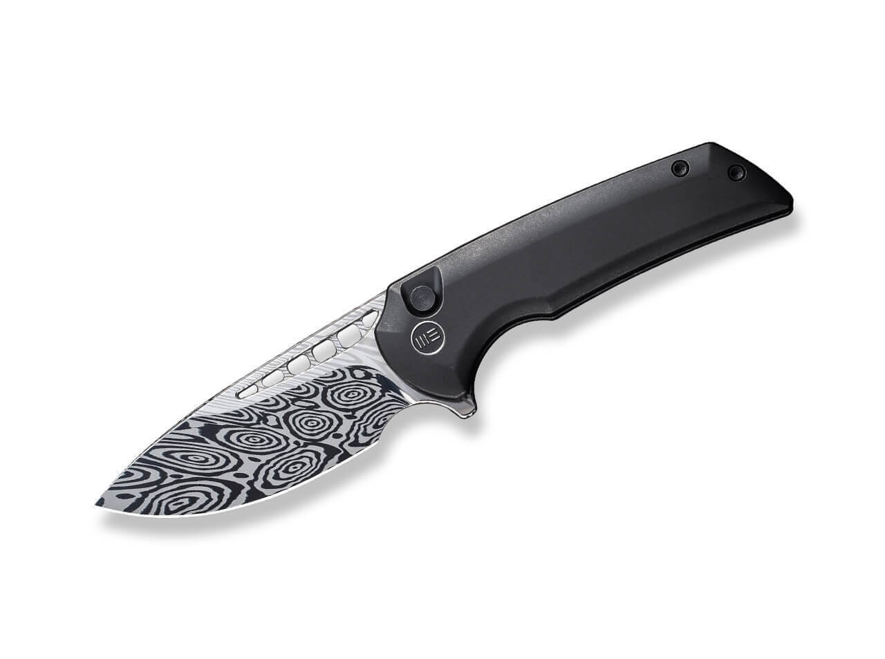Mini Malice Titanium Black Damascus