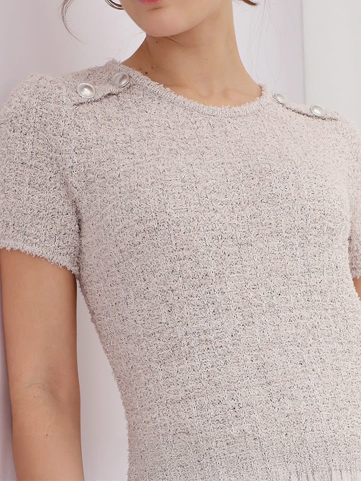 monari Strickkleid in Beige günstig kaufen