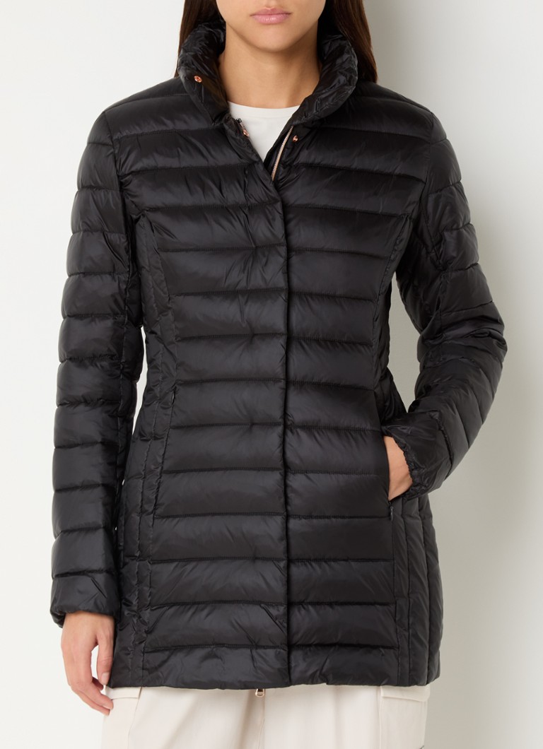 Emporio Armani Padded jacket with stowable hood and side pockets