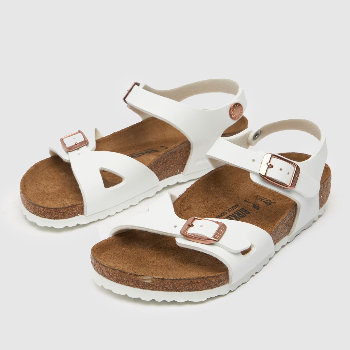 BIRKENSTOCK fehér rio lányka kisgyermek szandál