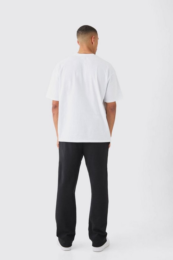 Oversize Man Signature Rundhals T-Shirt
