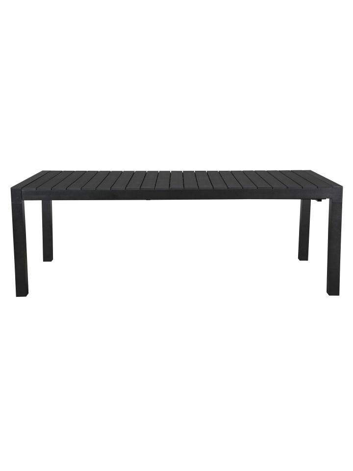 ebuy24 Gartentisch Efour Schwarz 275 x 100 cm günstig kaufen onesize