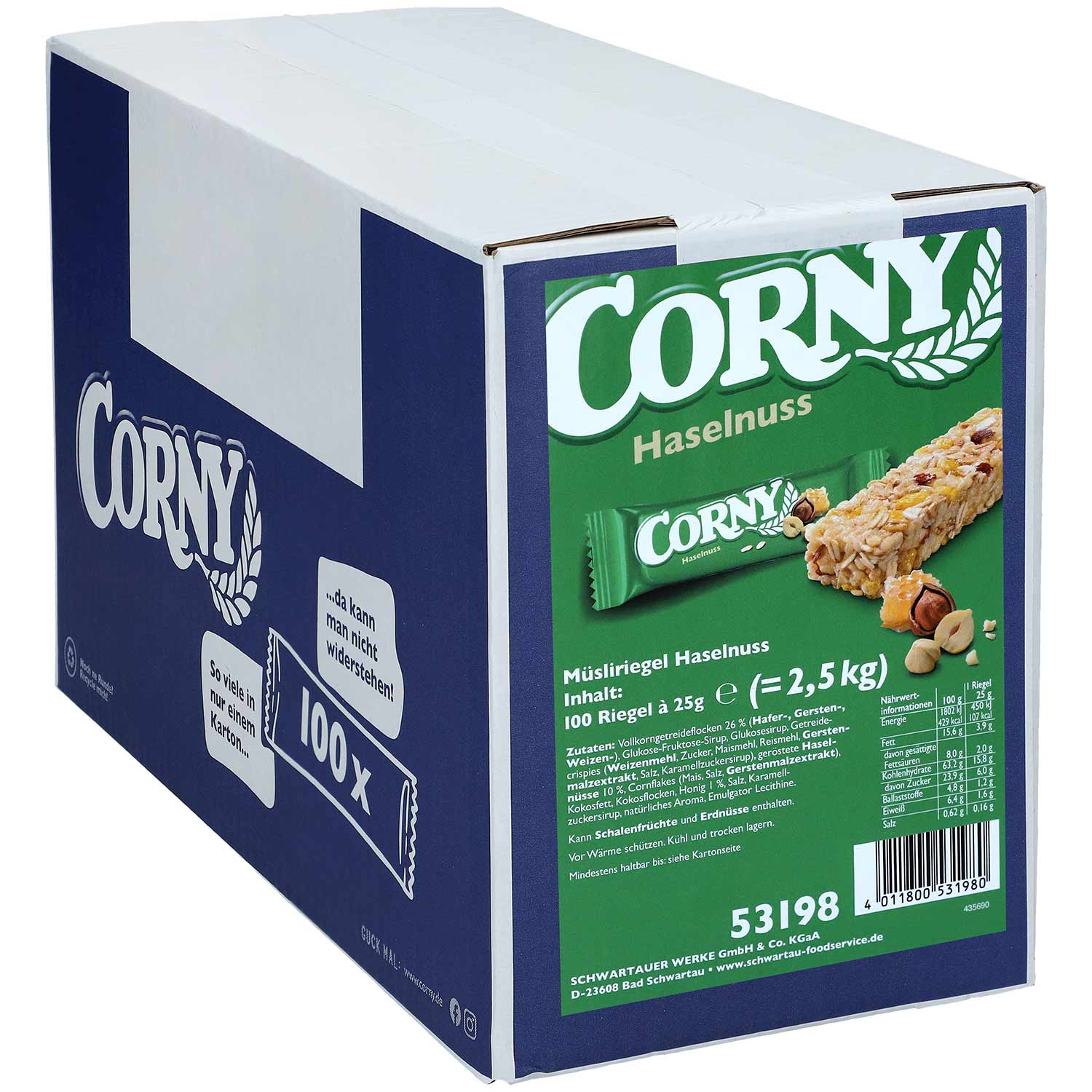 Corny Haselnuss 100x25g