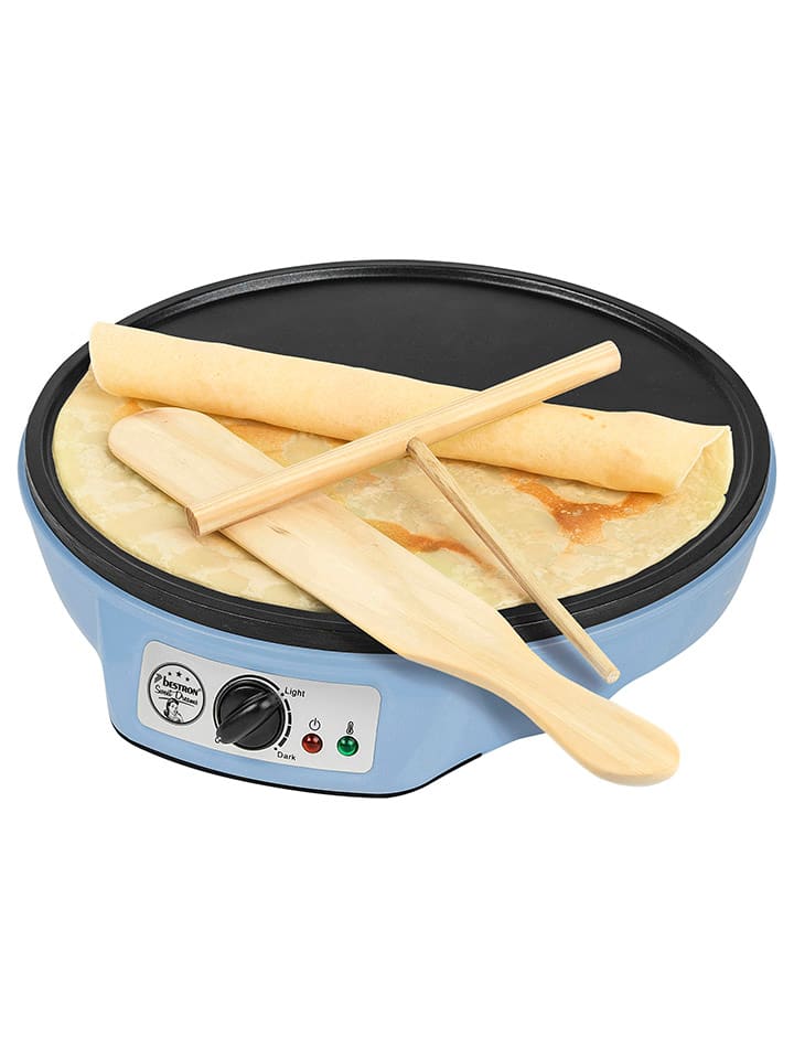 bESTRON Crêpes-Induktionsplatte in Hellblau günstig kaufen onesize