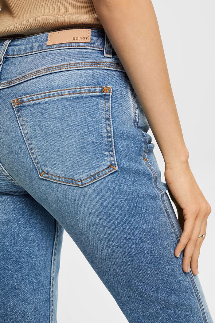 High-Rise-Jeans mit geradem Bein