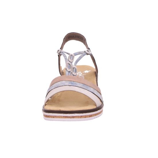RIEKER Klassische Sandalen blau