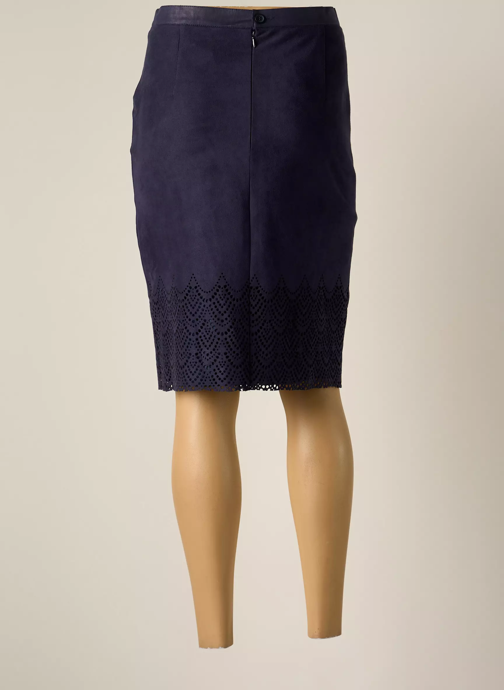 Jumfil Jupes Mi Longues Femme couleur bleu