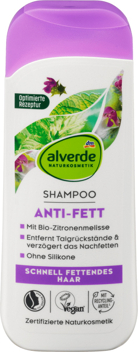 Shampoo Anti Fett Bio-Brennnessel, Bio-Zitronenmelisse, 200 ml