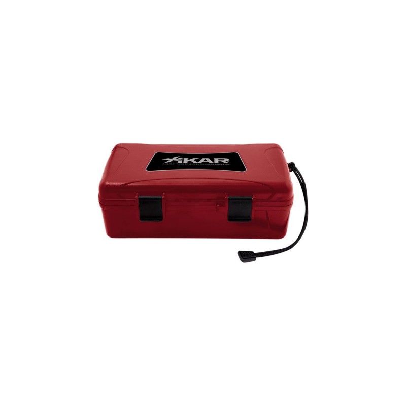 Xikar Reise Humidor für 10 Zigarren rot\/ Reise Humidor