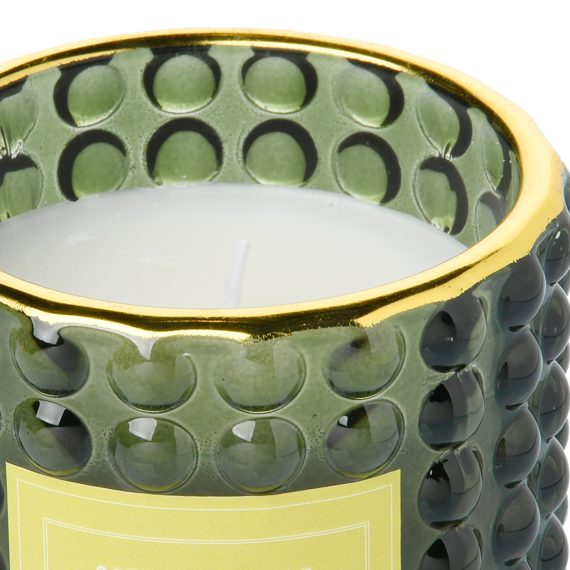 Duftkerze im Glas mit Vanilleduft