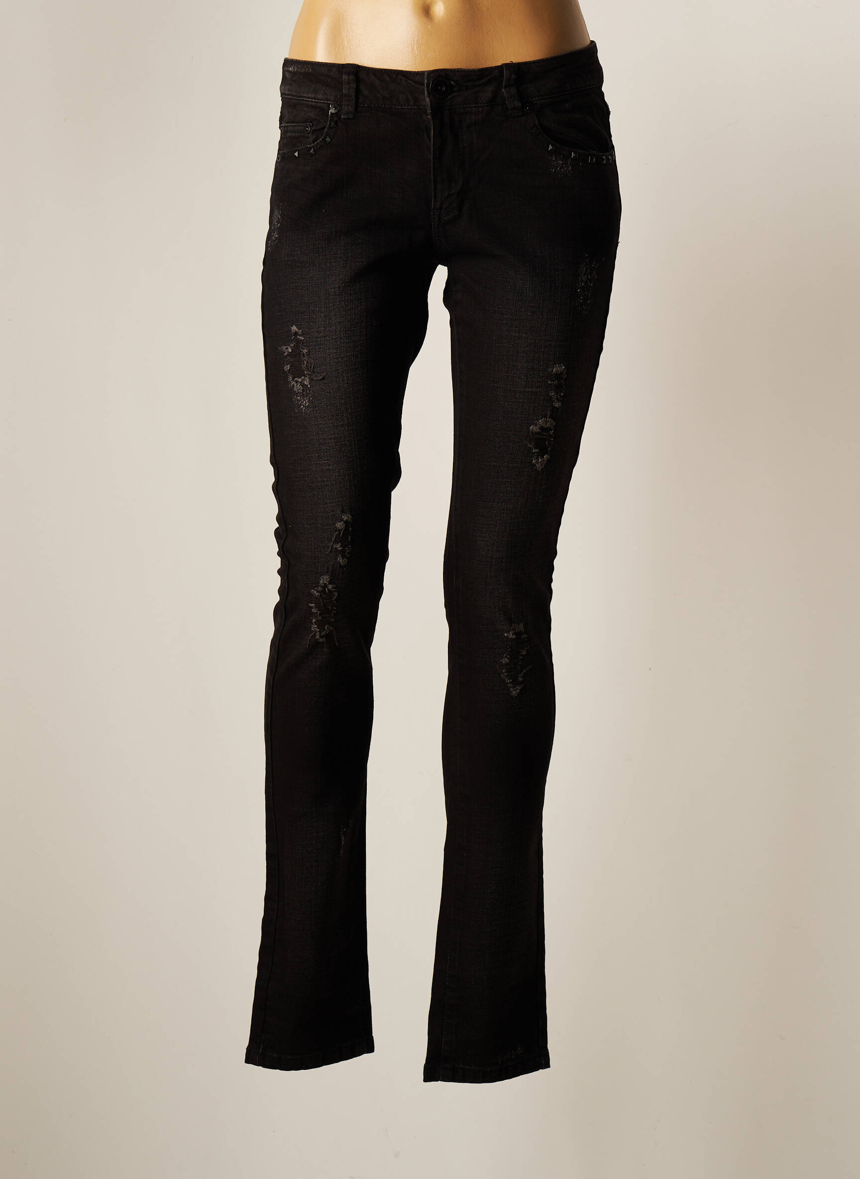 Only Jeans Skinny Femme couleur noir