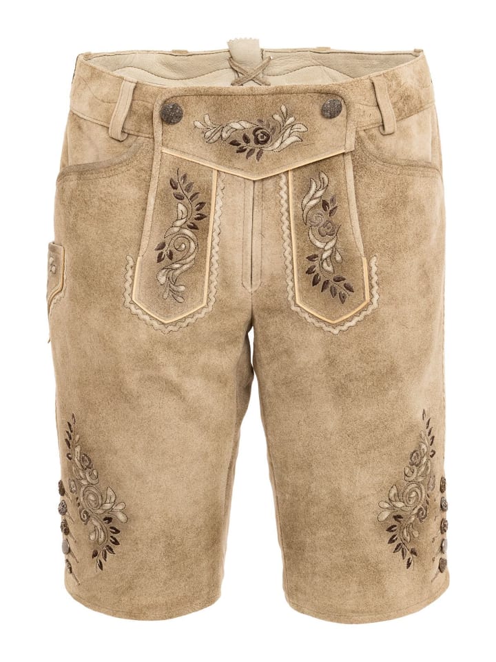Spieth & Wensky Lederhose ESMERALDA in hellbraun günstig kaufen
