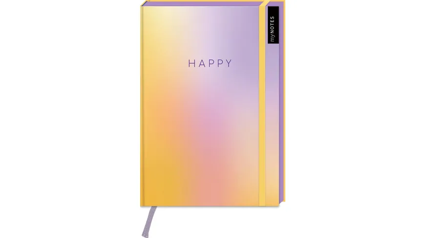 myNOTES Notizbuch A5 Happy punktkariert