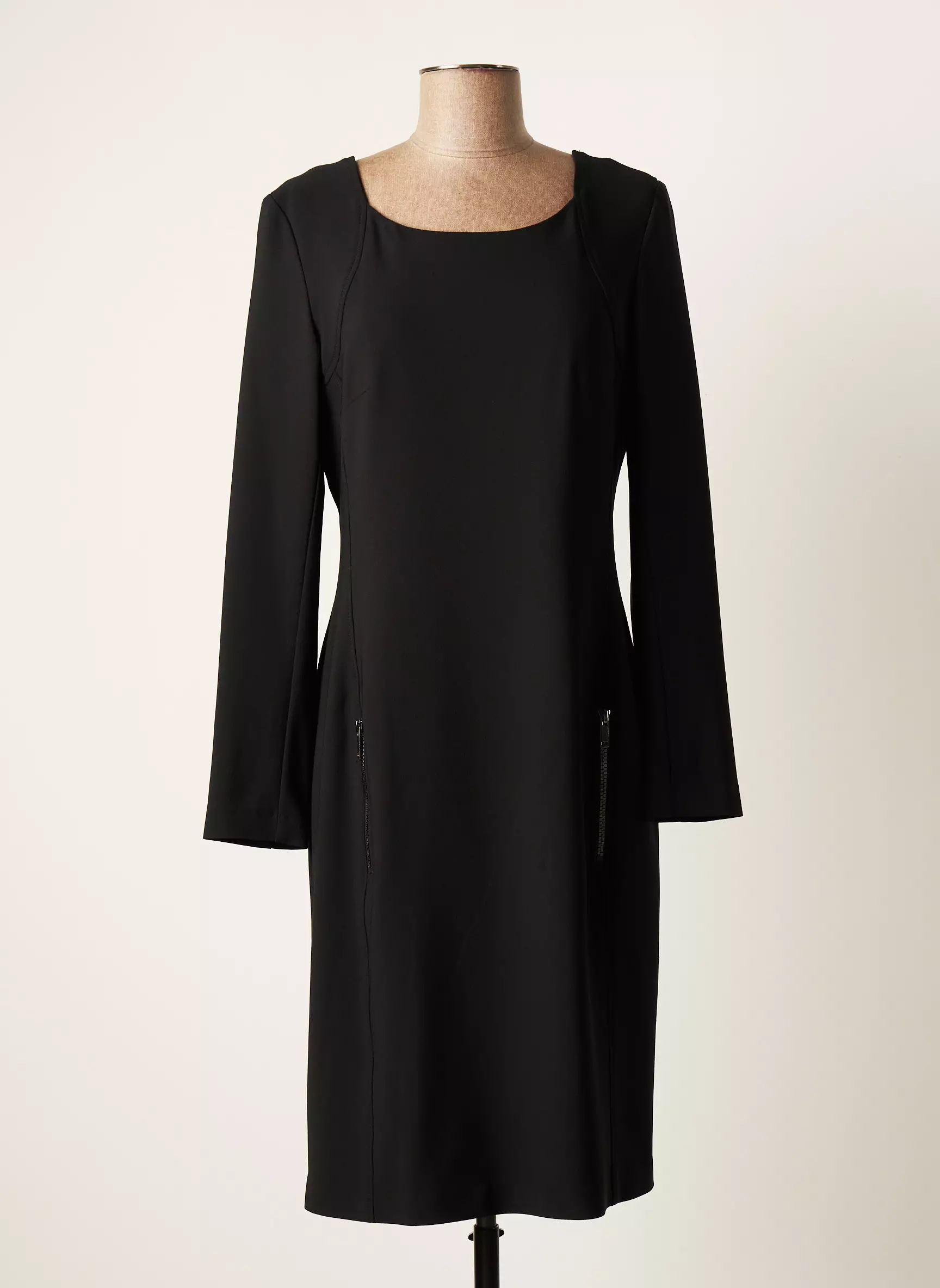 Eva Kayan Robes Mi Longues Femme couleur noir
