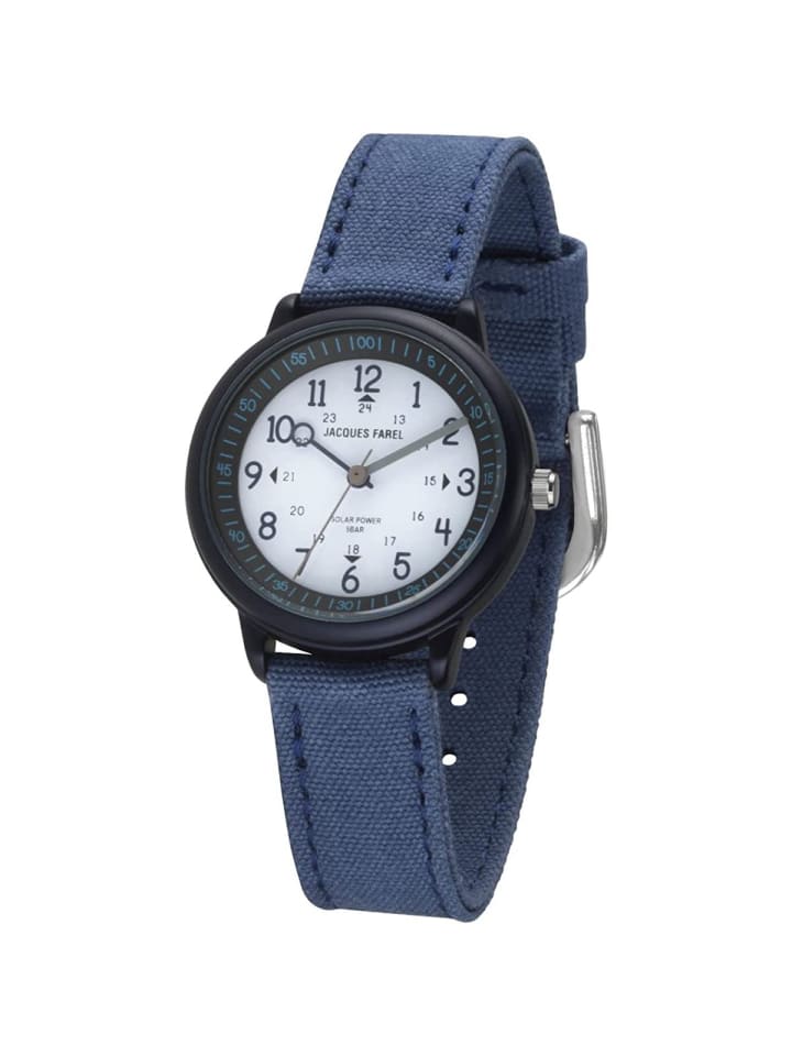 JACQUES FAREL Quarzuhr ORSO 3050 in Eisblau günstig kaufen onesize