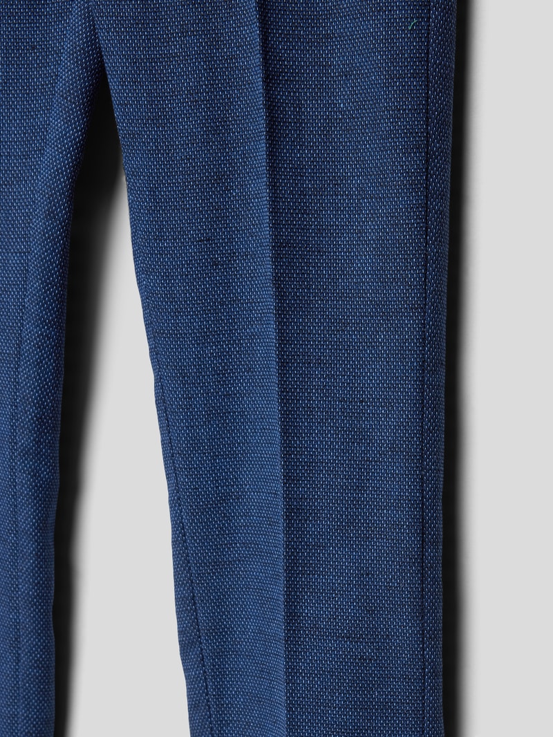 Hose mit Bügelfalten in marineblau