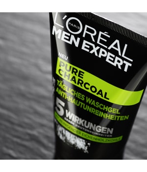 L'Oréal Men Expert Pure Charcoal Waschgel Anti-Hautunreinheiten Reinigungsgel-100 ml