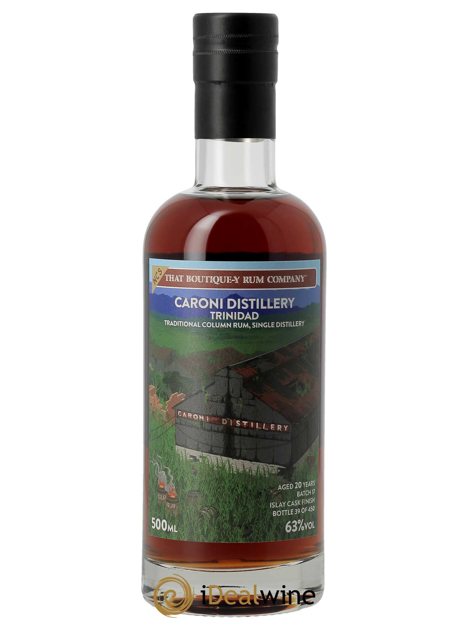 Rhum Caroni 20 ans Islay Cask Finish TBYWC   - Lot de 1 Bouteille