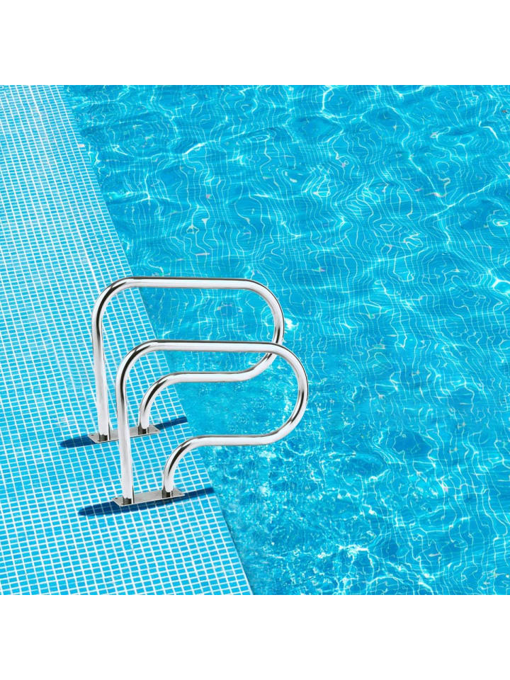 COSTWAY Pool Handlauf in Silber günstig kaufen onesize