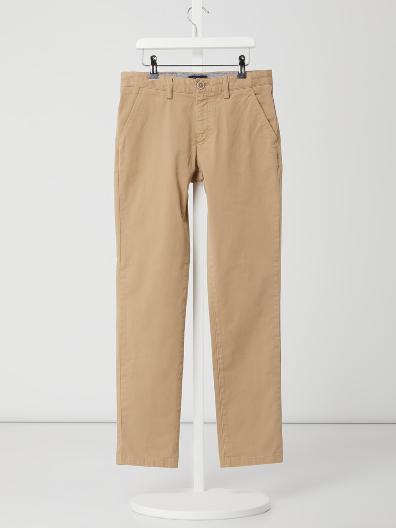 Chino mit Stretch-Anteil in beige