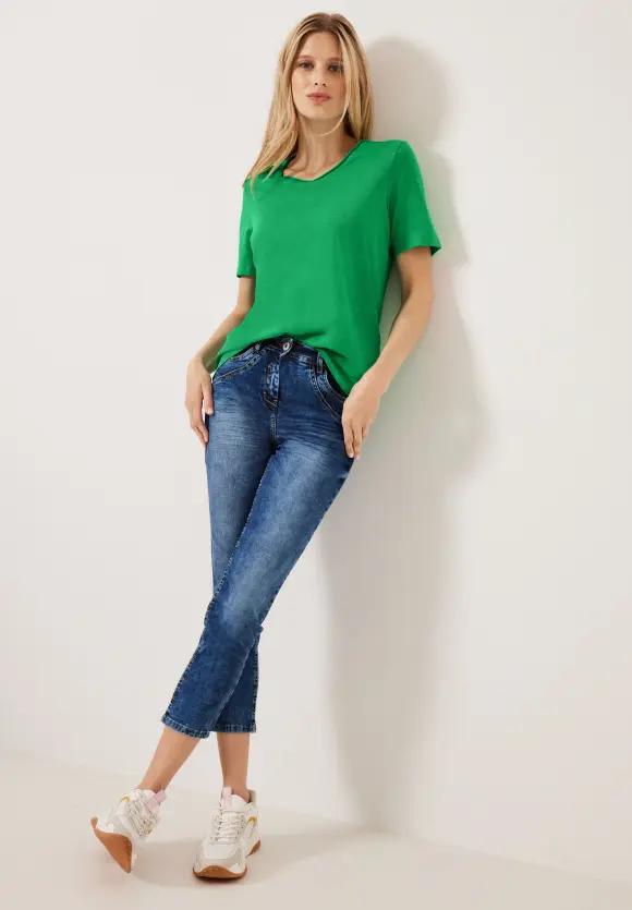 CECIL Basic T-Shirt in Unifarbe