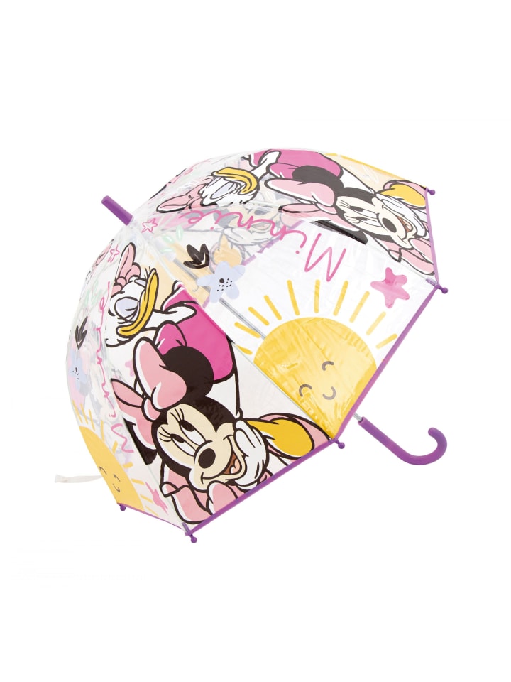 Disney Minnie Mouse Regenschirm Disney Minnie Mouse & Daizy (D): 68 cm in Lila günstig kaufen 68