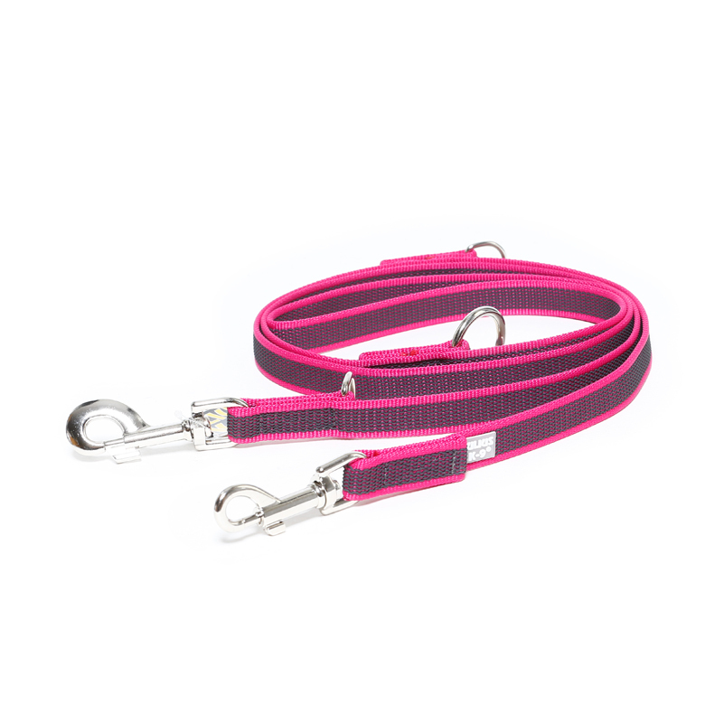 JULIUS-K9 Hundeleinen JULIUS-K9 Führleine verstärkt 20mm pink